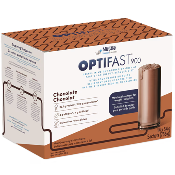 Picture of OPTIFAST® 900 Meal Replacement - Chocolate - 14x54g Sachets