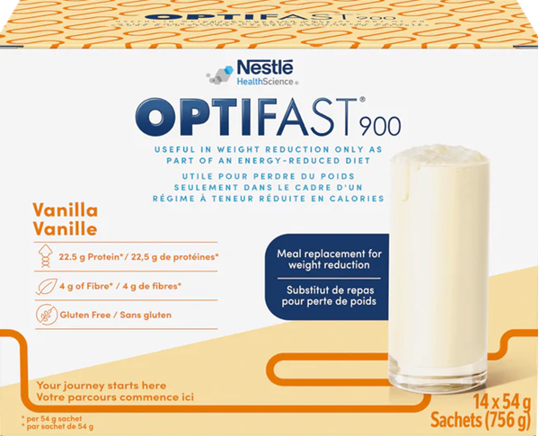 Picture of OPTIFAST® 900 Meal Replacement - Vanilla - 14x54g Sachets