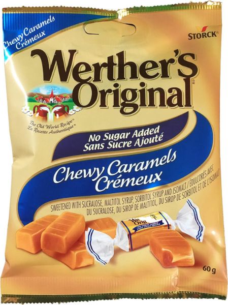 Picture of Candy (Werther's Original) - Chewy Caramels No Sugar Added